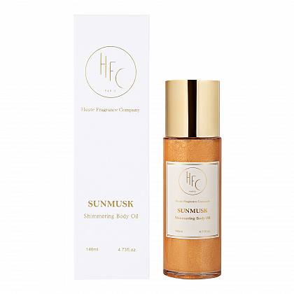 HFC SunMusk Парфюмерное масло для тела с шиммером, 140 мл 