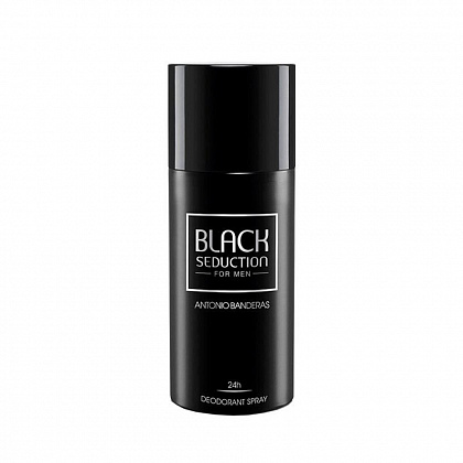 Antonio Banderas Seduction In Black Дезодорант-спрей, 150 мл 